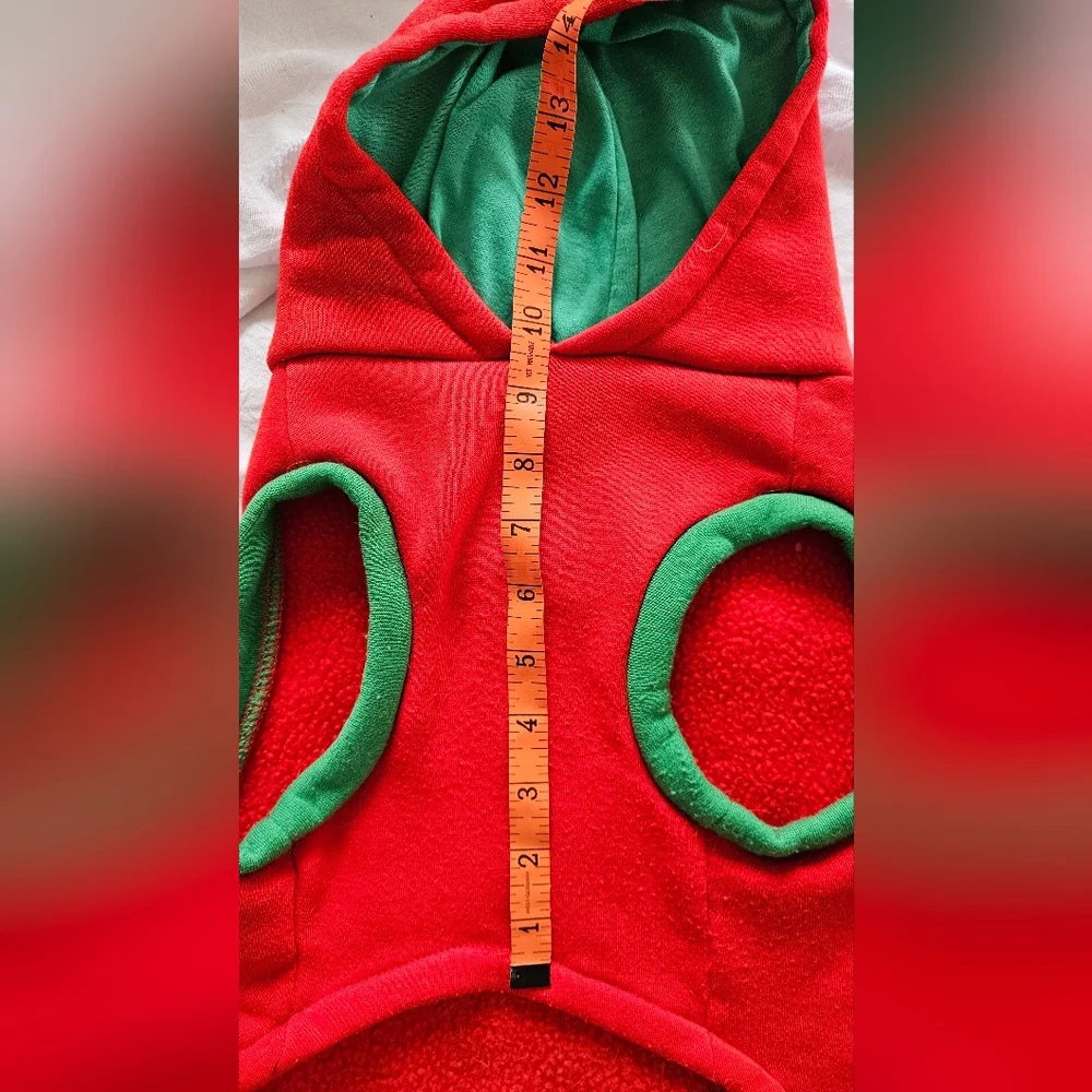 THE GRINCH Dog Christmas Hoodie M
